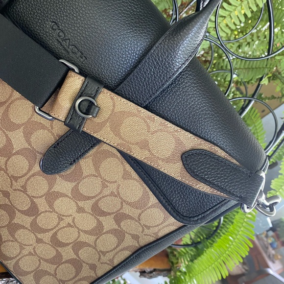 Coach NEW Leather Sullivan Unisex Portfolio Briefcase NEW - Picture 3 of 13